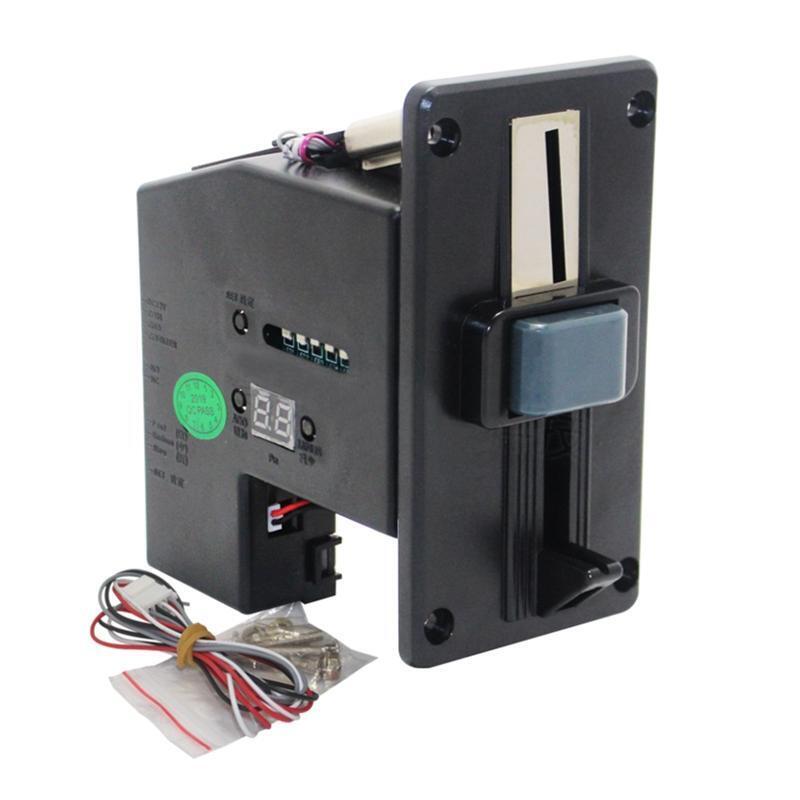 Multi Coin Acceptor Electronic Roll Down Coin Acceptor Selector Mechanism Vend