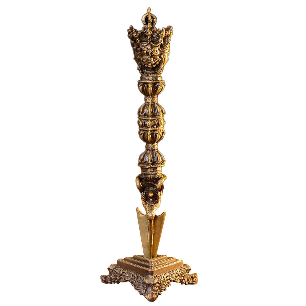 Double Layer Tibetan Buddhist  Vajra Pestle Amulet Handmade  Craft