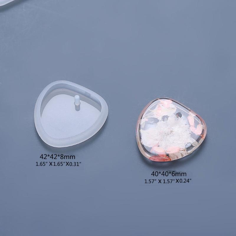 Silicone Mould DIY Crafts UV Epoxy Mold Handmade Jewelry Pendant Key Chain Mold