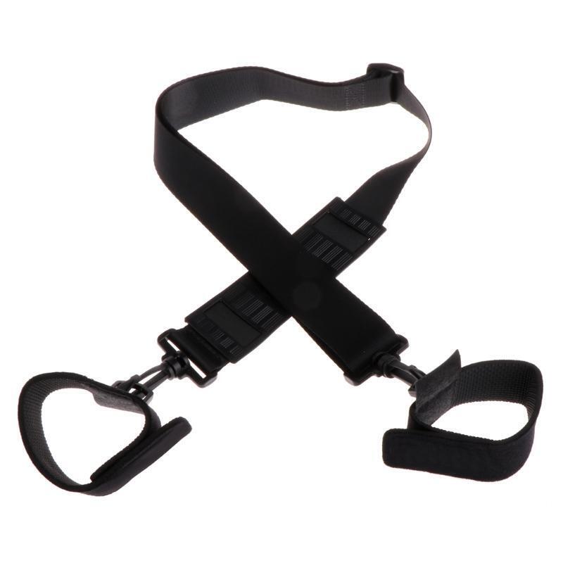 Fishing Rod Carry Strap Sling Band Adjustable Shoulder Belt Travel Tackle Holder