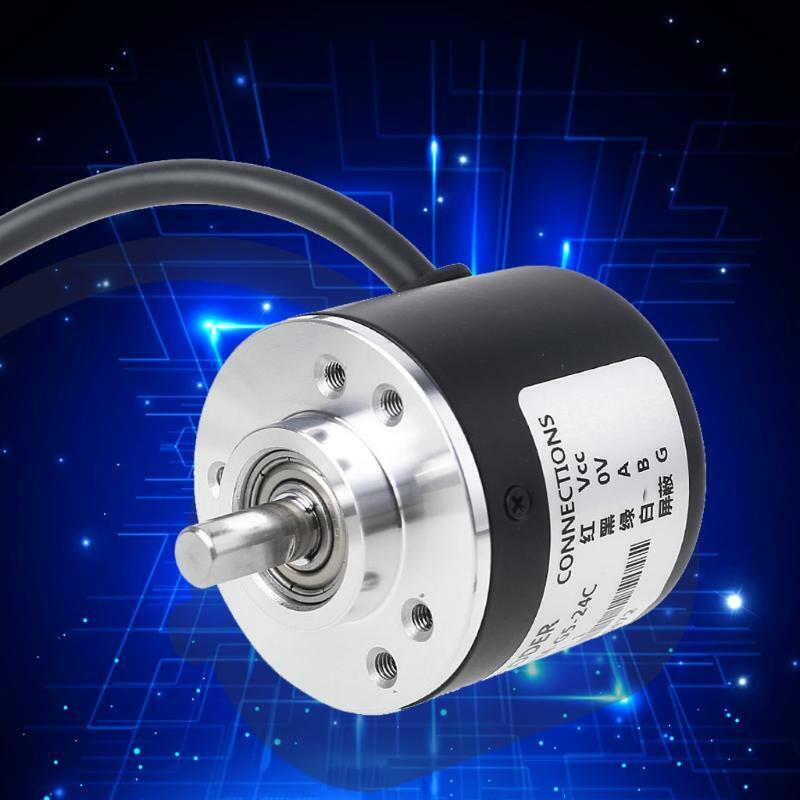 360P/R Incremental Rotary Encoder AB phase encoder 6mm Shaft W coupling New