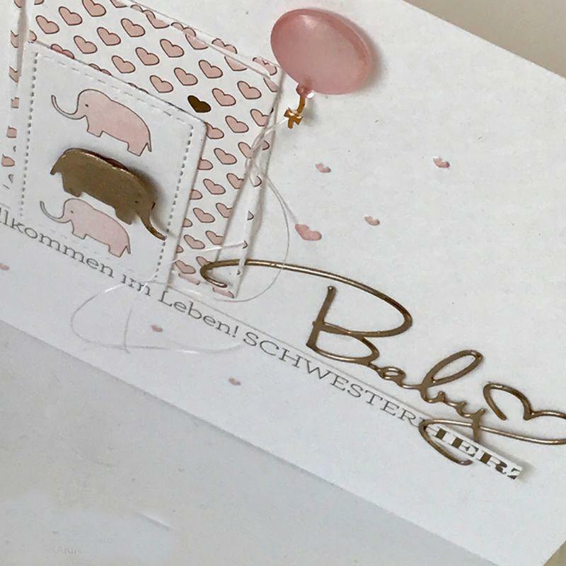 Baby Metal Cutting Dies Stencil Scrapbooking DIY Album Stamp Paper Cards Emboss