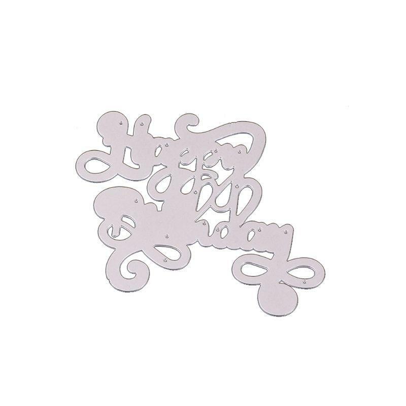 Happy birthday Metal Cutting Dies DIY Scrapbooking Paper Stamping Die