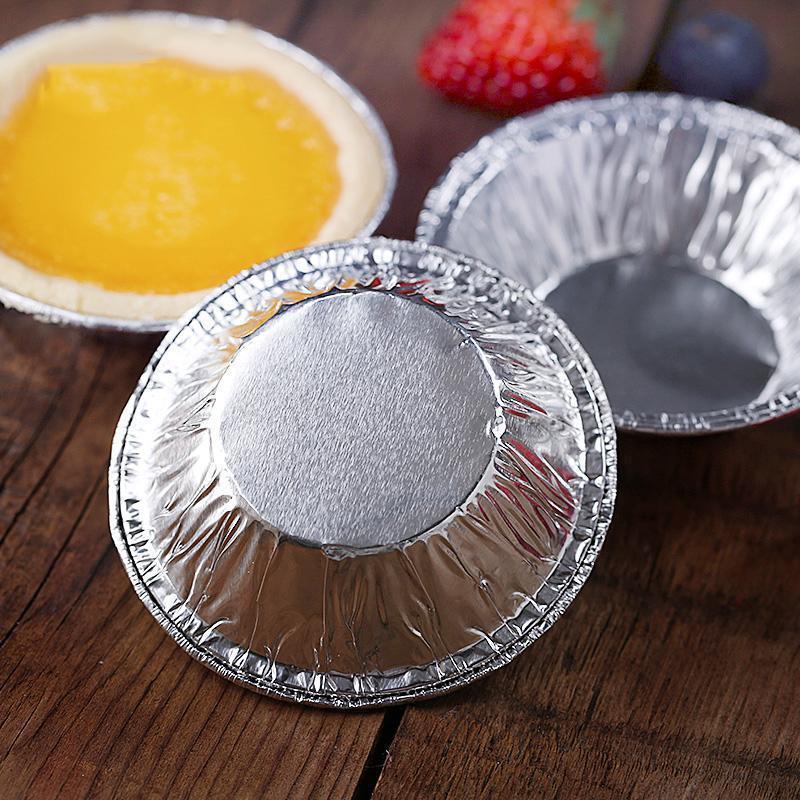 100PC SMALL FOIL MINCE PIE DISHES, CASES, JAM TART, TARTS,  PATTY TINS ROUND