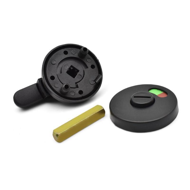 Black Indicator Bolt Vacant Engaged Bathroom Privacy WC Toilet Door Lock