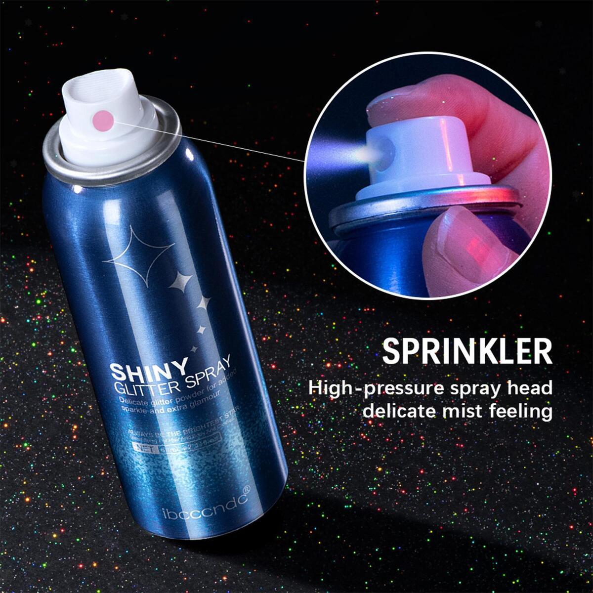 Hair and Body Glitter Spray Long Lasting Face Highlighter for Home Party