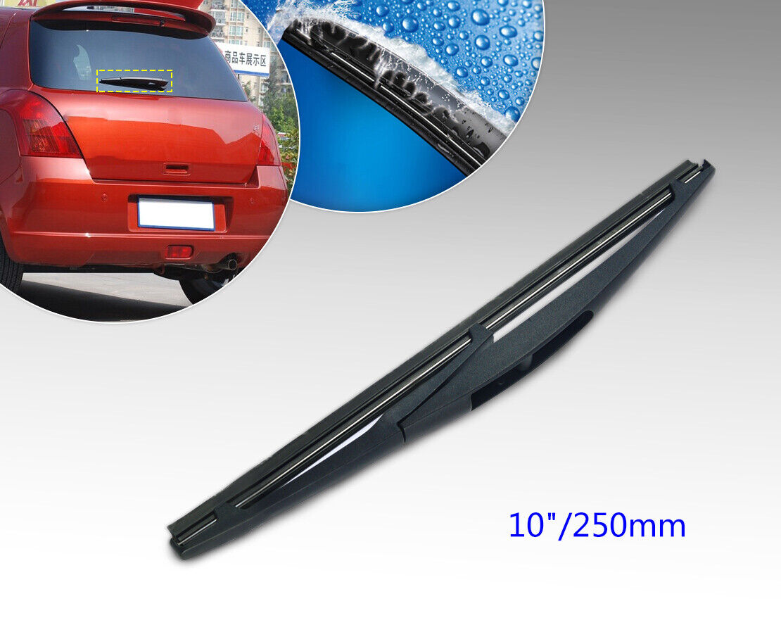 10" Hybrid 2 Section Rear Windshield Window Wiper Blade fit for Suzuki SX4 Li