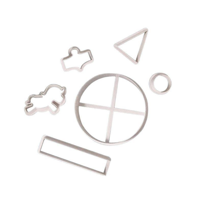 6pcs/set Carousel Cookie Cutter Biscuit Molds Fondant Cake Decorating Tools