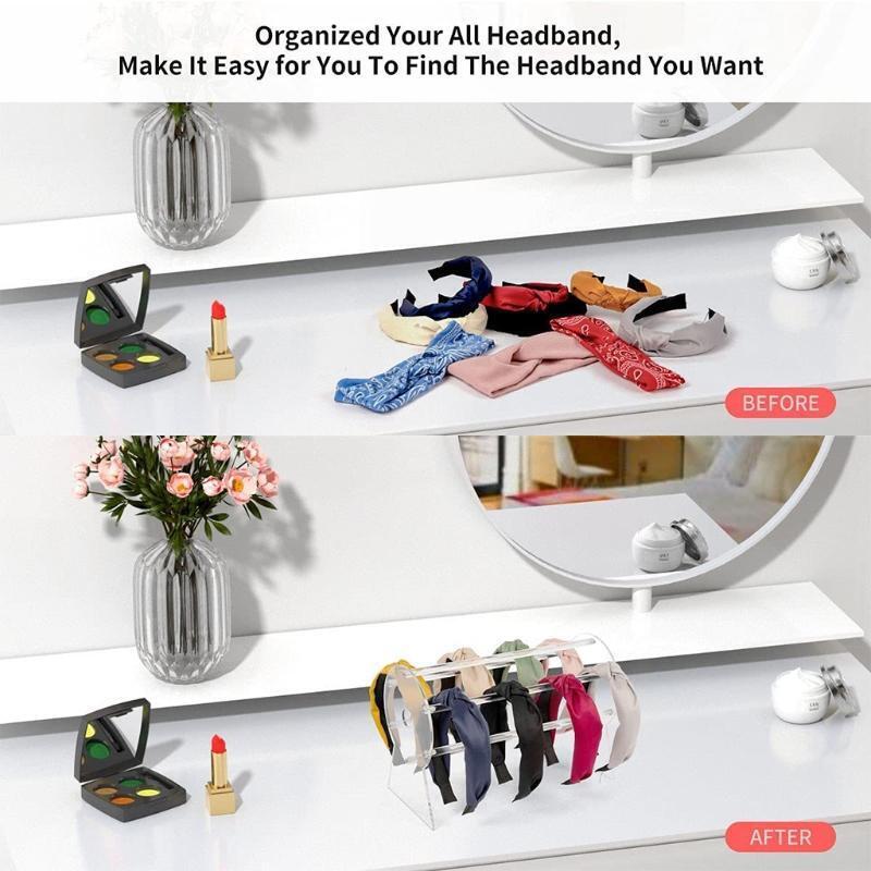 Acrylic Headband Holder Detachable Clear Stand for Teen Girls and Women Gifts