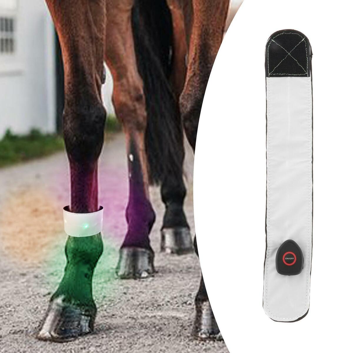 2  Horse LED Ankle Strap Leg Bands Legging for Riding Cycling Outdoor