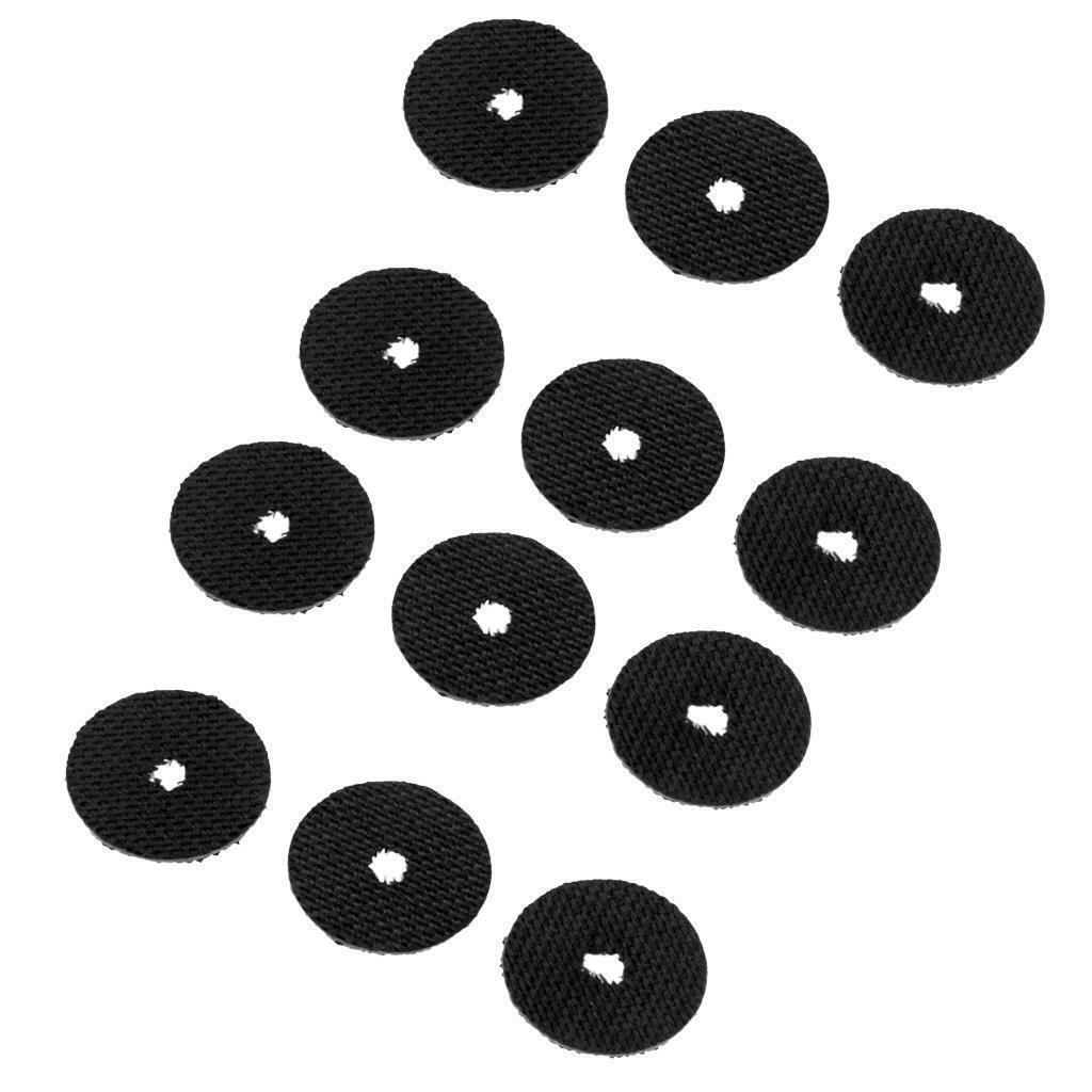 12pcs Carbon Fiber Drag Washers for   Baitcasting Drum Fishing Reels