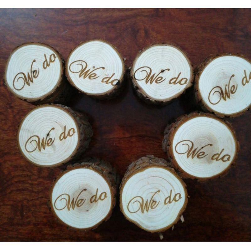 Handmade Blank Wedding Ring Box Natural Wood Jewelry Dispaly Rustic Ring Box
