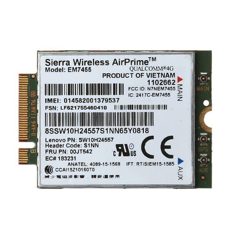 EM7455 4G LTE WWAN Wireless Card Module FRU:S1NN 00JT542 00JT547 for Lenovo X270