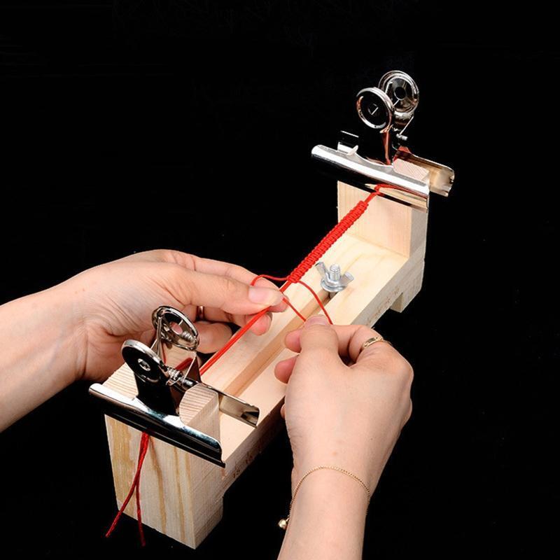 Wristband Maker Length Adjustable Weaving Tools Set Utility Braiding Accessories