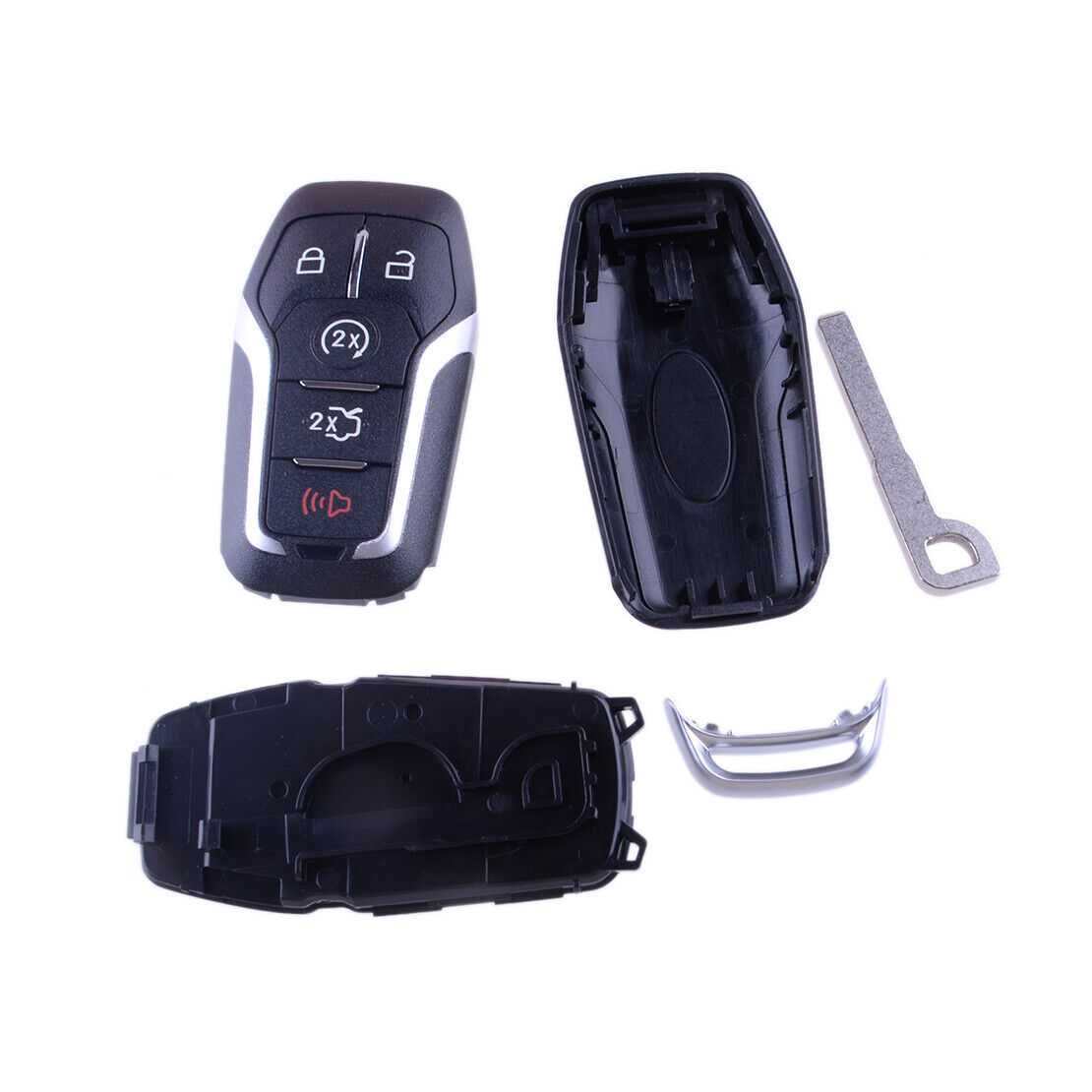 Remote Key Fob Uncut Shell Case Fit for Ford Mustang F-150 Explorer Edge Fusion