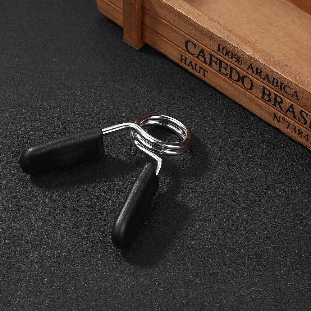 Barbell Spring Collar Clips Clamp Gym Barbells Dumbbell Lock Clamp (25.4mm)