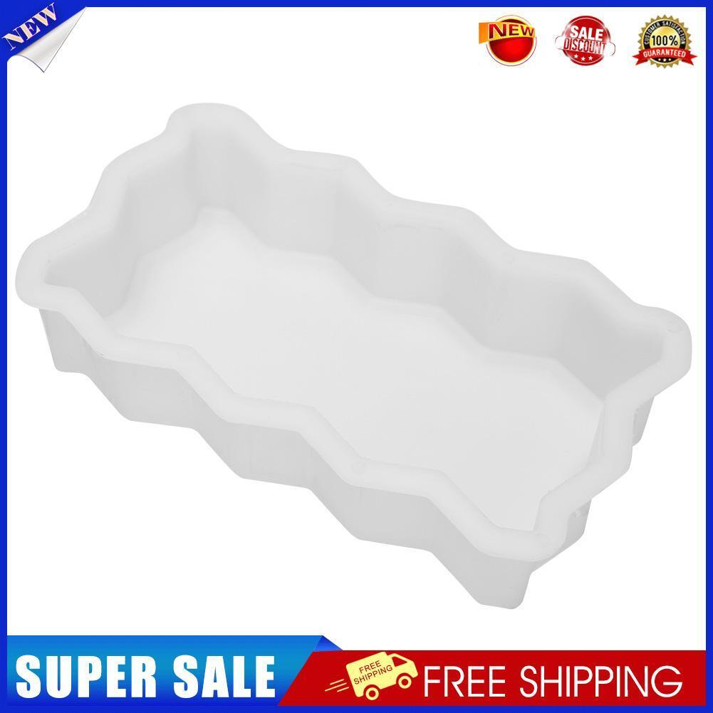 DIY Paving Mould Wave Border Reusable Garden Path Concrete Stone Road Molds