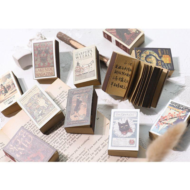 Match Case-like Notepad 244 Pages Kraft Papers Write Smoothly Note Papers Pads