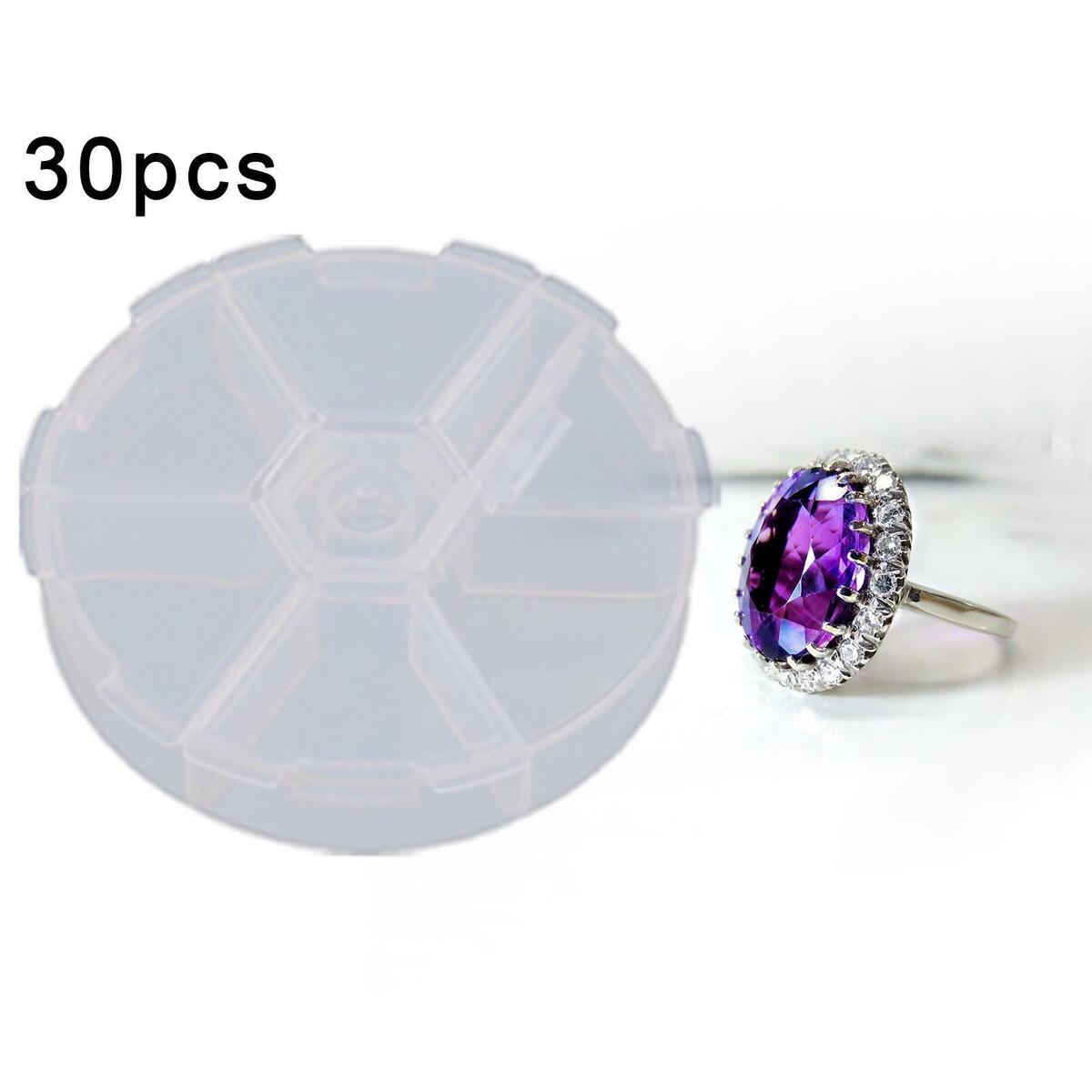 30 Pieces Jewelry Storage Boxes with Lid  Small  Earring Holder