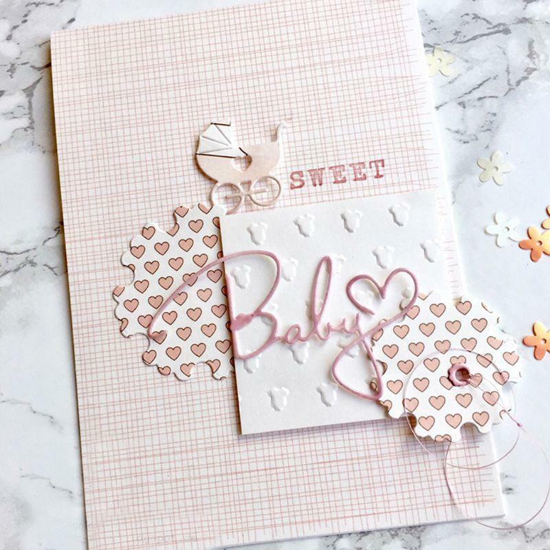 Baby Metal Cutting Dies Stencil Scrapbooking DIY Album Stamp Paper Cards Emboss