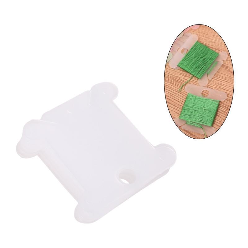 300pcs Embroidery Floss Thread Bobbins with 12pcs Large-Eye Knitting Needles DIY
