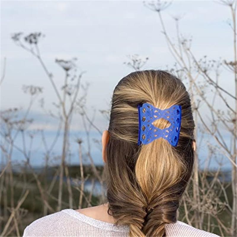 4 Colors Women Stretchy Double Comb Hair Clip Banana Hair Clips Kit Adjustable