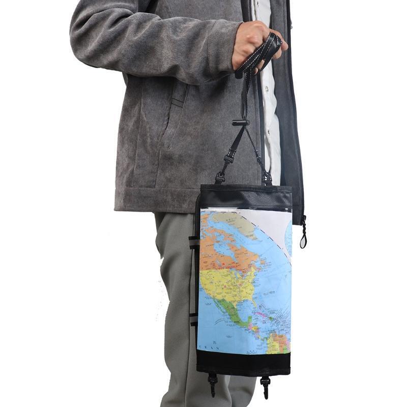 Watertight Map Carrier, Transparent Dry Bag Protector Pouch for Camping, Hiking