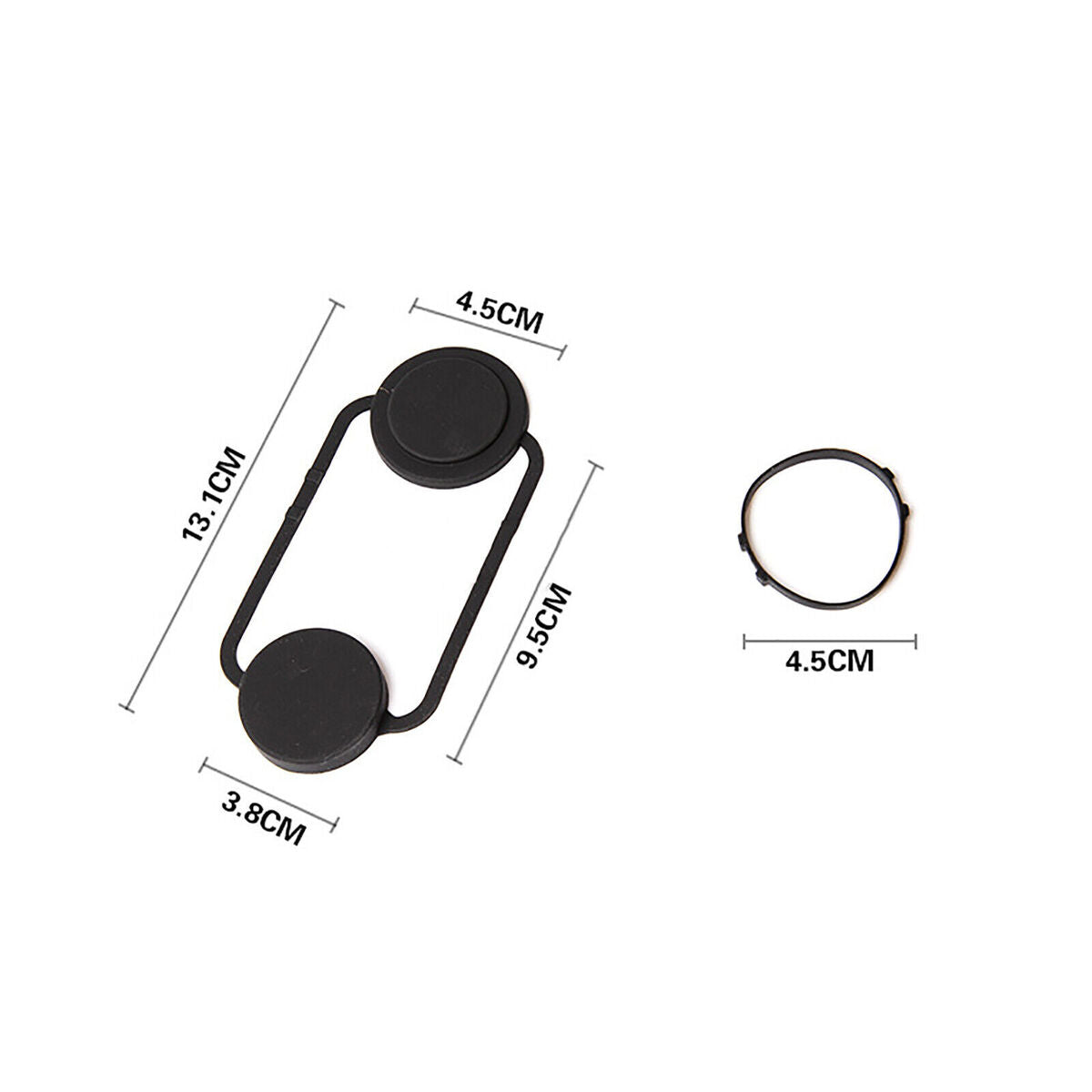 Camera Rubber Lens Cap Cover Ring Protects for FMA NVG PVS15 TB1262 Night Vision