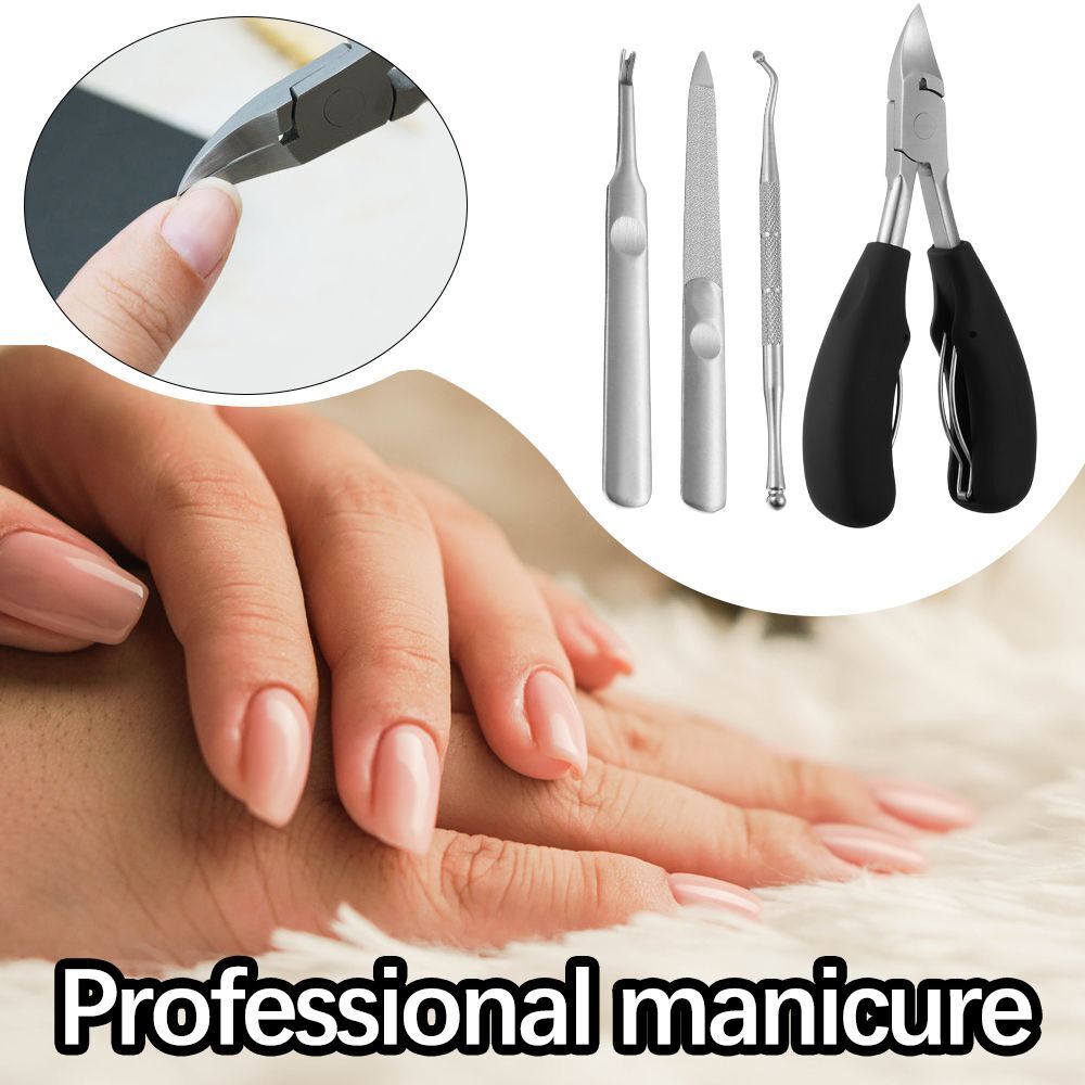 Steel Made Pedicure Tool Nail Clippers Kit Toenail Trimmer Nails Trimming