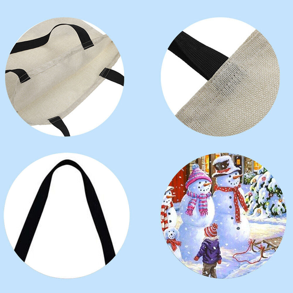Make a snowman Printed Shoulder Shopping Bag Casual Large Tote Handbag