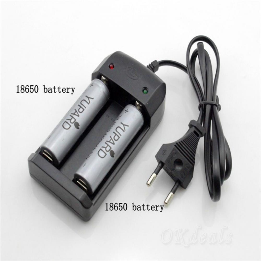 Universal New Auto Off 26650 18650 16340 14500 Eu Plug Battery Charger Li-ion