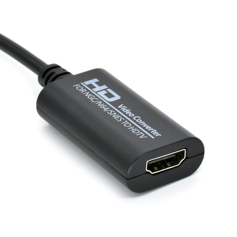 N64 to HDMI-Compatible Video Converter Adapter Cable Cord for TV DVD Plug & Play