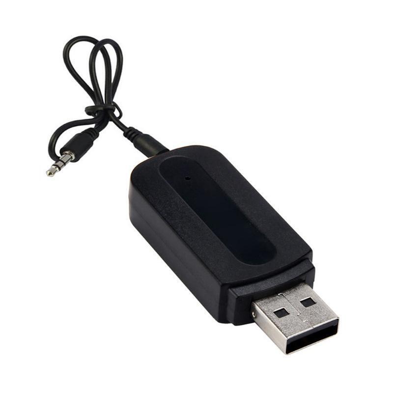 Bluetooth-compatible Adapter AUX Audio -Stereo Music Car Receiver Noise Cancell
