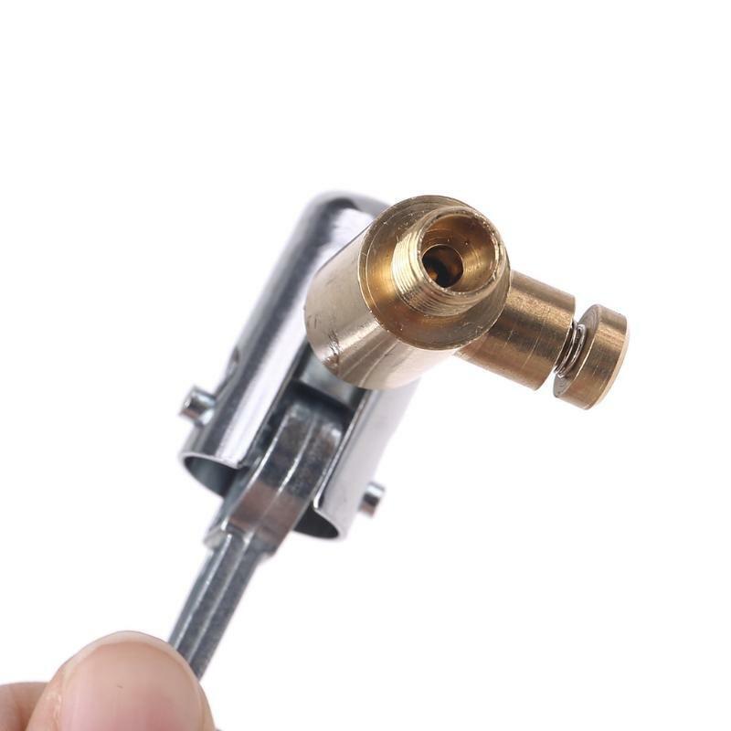 Air Chuck Universal Heavy Duty Open Flow Straight Lock Tire Air Inflation Nozzle