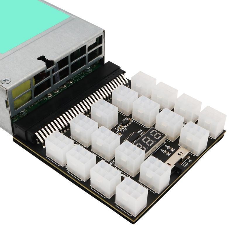 for Ethereum ETH BTC 64pin to 17x6pin Power Distribution Board Adapter