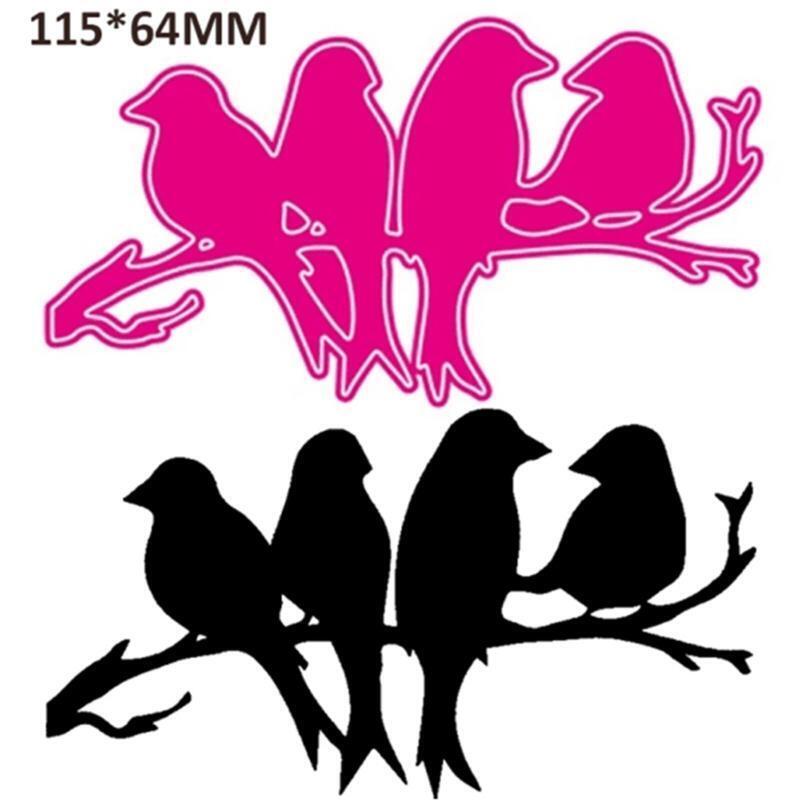 Birds Die Cuts Exquisite Die Cuts Stencil Gift Making Accessories Anti-deformed