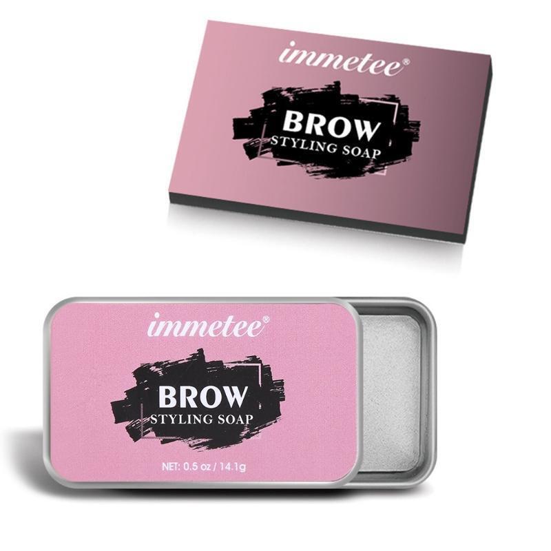 Eyebrow Soap Kit,Brows Styling Soap,Long Lasting Waterproof Smudge Proof