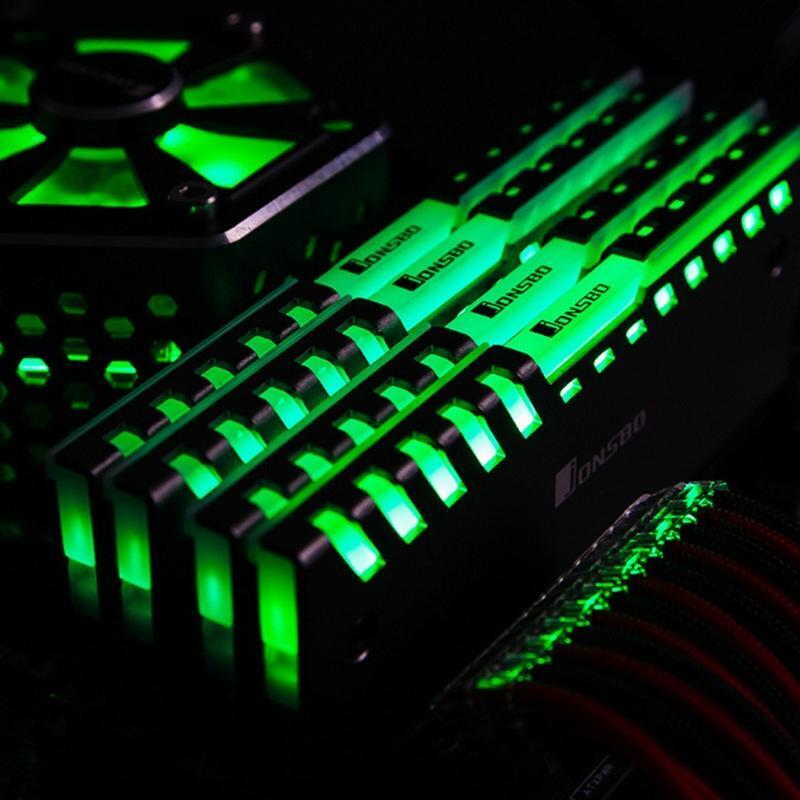 2pcs Memory Heatsink Motherboard AURA Cooling Vest RGB 256 Color Light Radiator