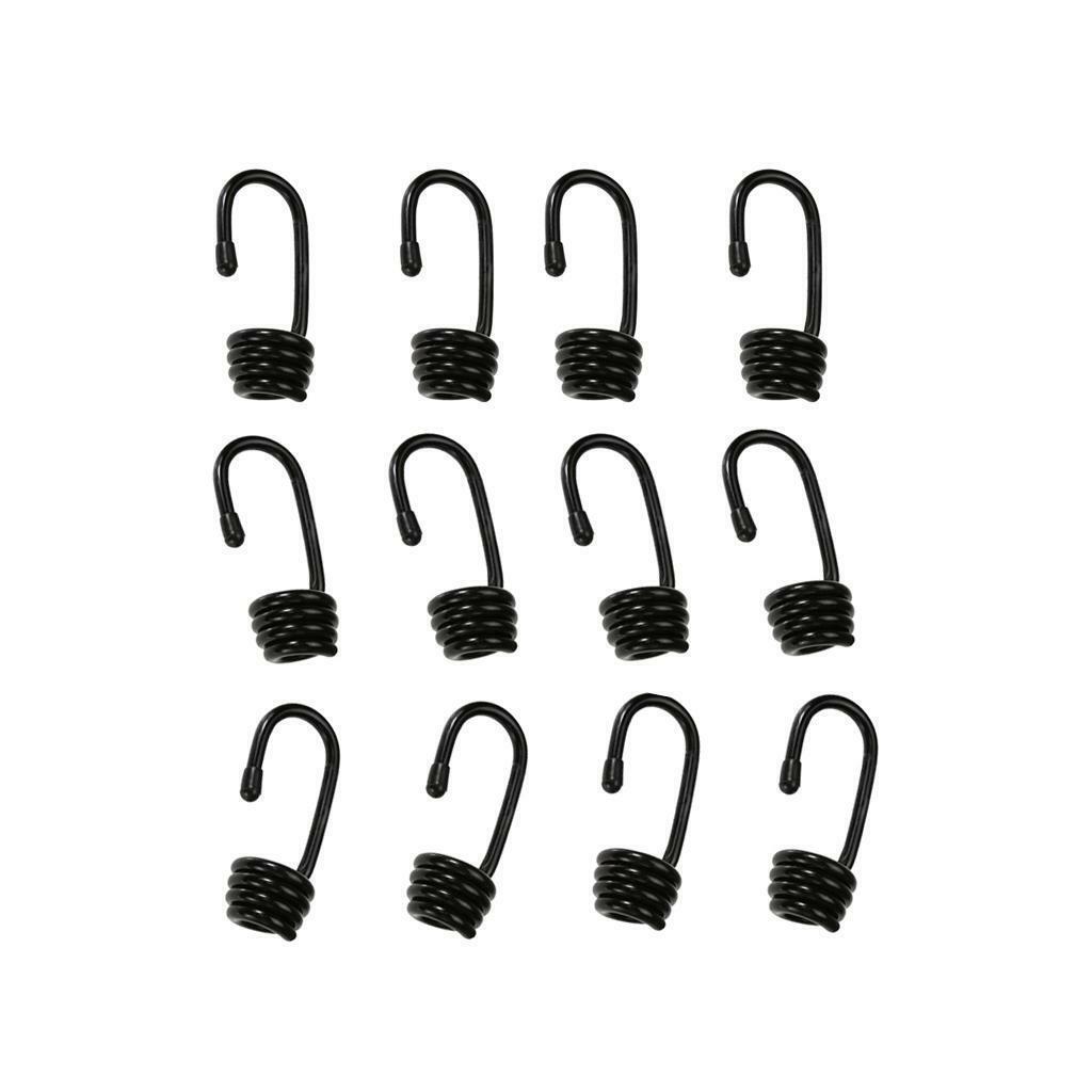 12 Pieces Spiral  End Hooks  For  Raft Tarps Covers