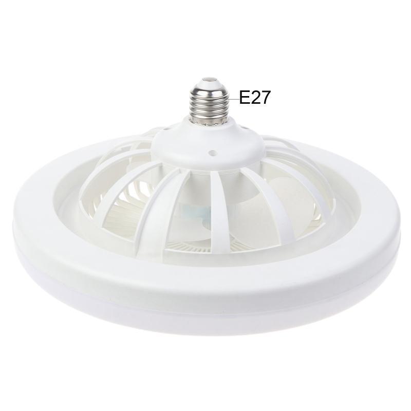 2-in-1 Fan Lamp AC 85V-265V E27 LED Light 30W Ceiling Fan with 1m E27 Cable Line