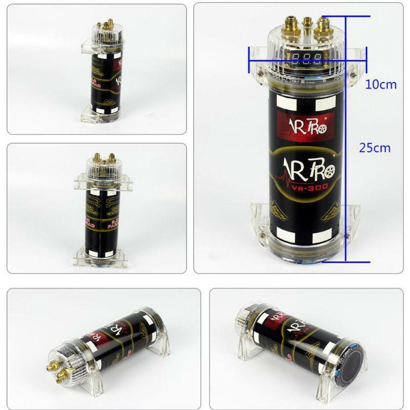 3.0 Farad Capacitor Audio 20DCV Car Digital Power Modified Auto Parts