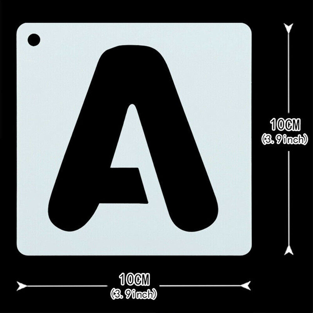Spray Paper Card Layering Stencils Letter Alphabet Number Number Painting
