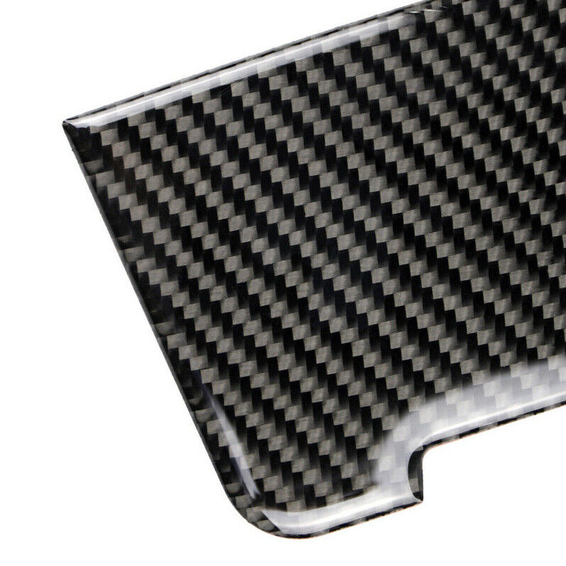 Carbon Center Console Gear Shift Box Panel Cover Trim Fit For Audi A4 Q5 09-17