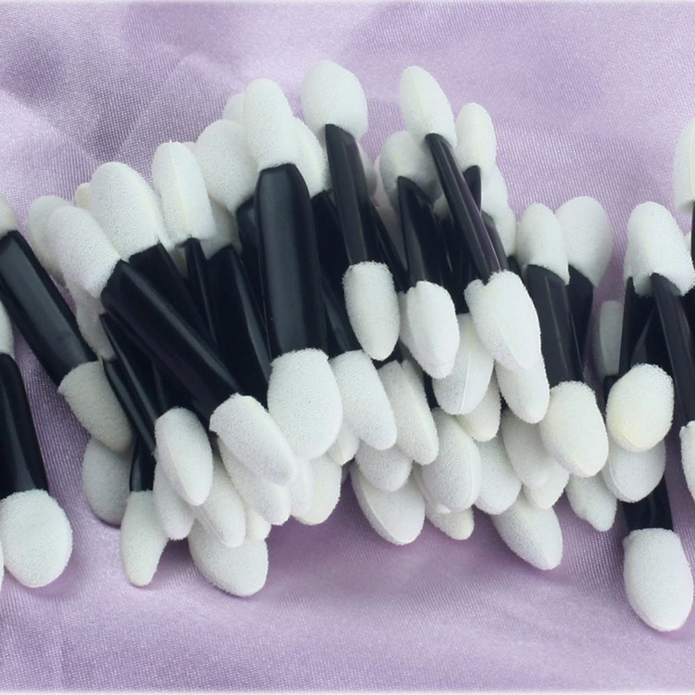 tool Disposable Professional Sponge Applicator Eyeshadow Brush Double Foam Head
