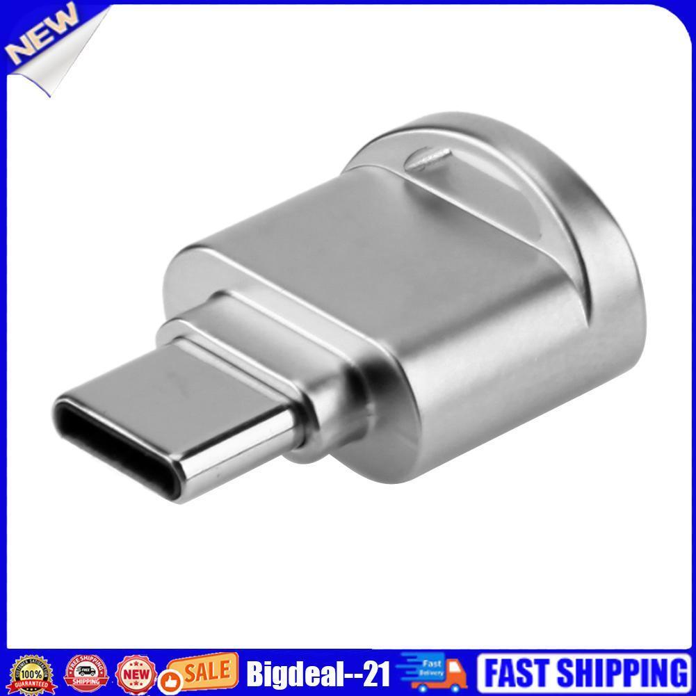 Mini Portable Key Ring Type Type-C USB3.1 Micro SD TF Memory Card Reader