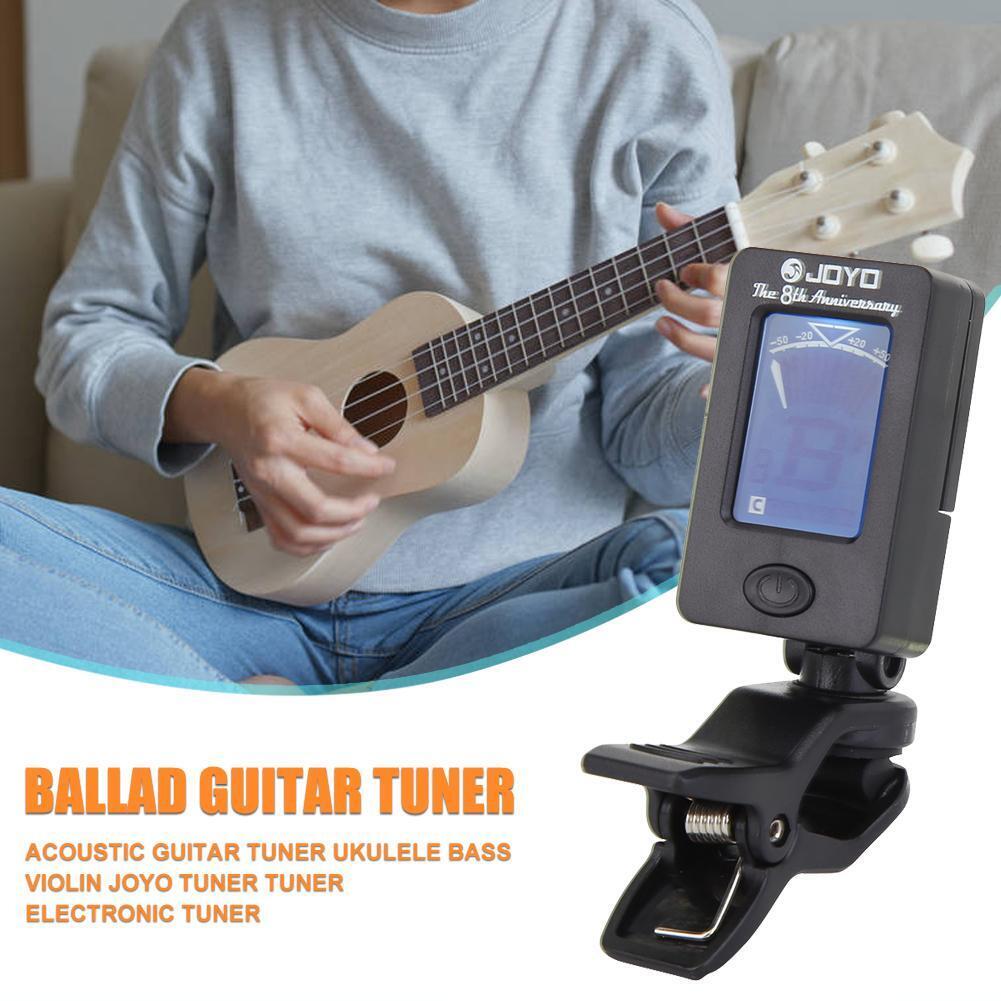 JOYO JT-01 Clip-on Guitar Tuner Violin Ukulele Chromatic Bass Accessories