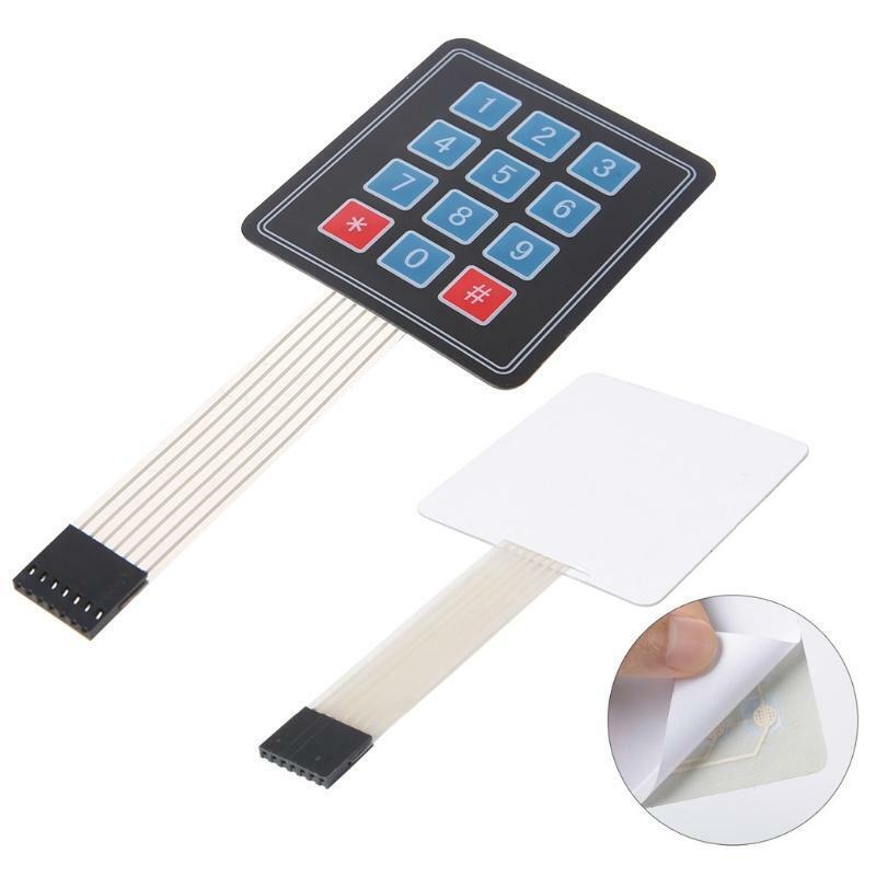 Matrix Array 12 Key Membrane Switch Keypad Keyboard For AVR 4 x 3