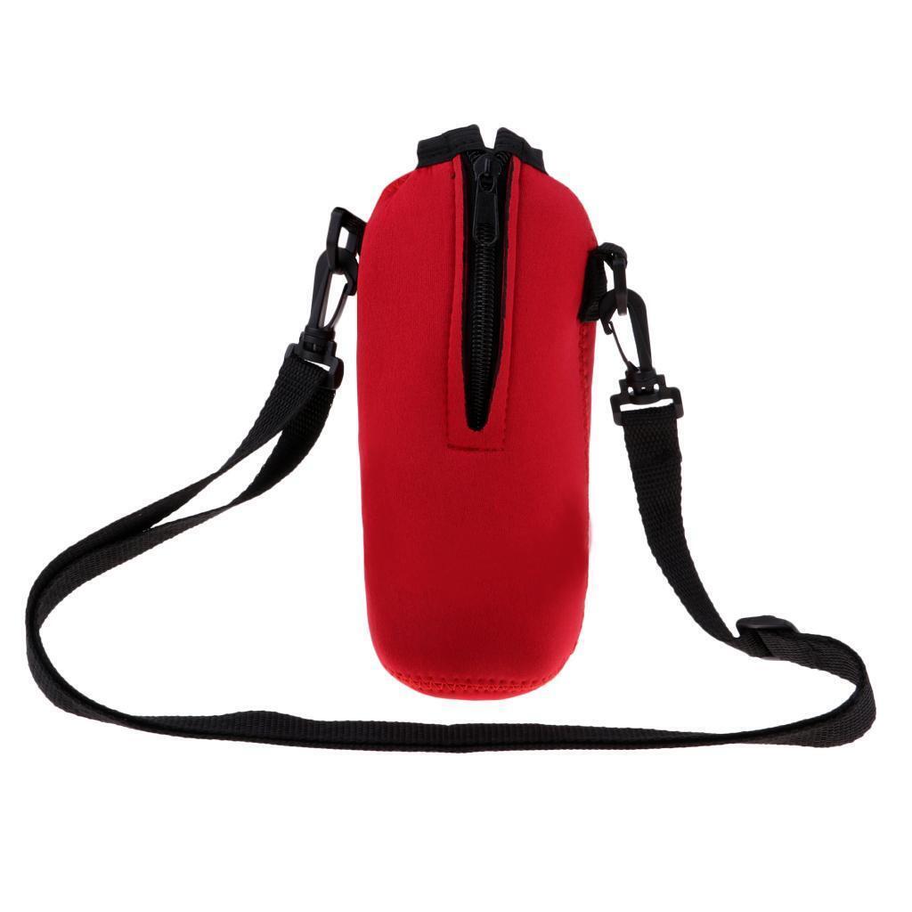 2pcs Sports Water Bottle Holder Sleeve Bag Neoprene Pouch 8 x 19cm