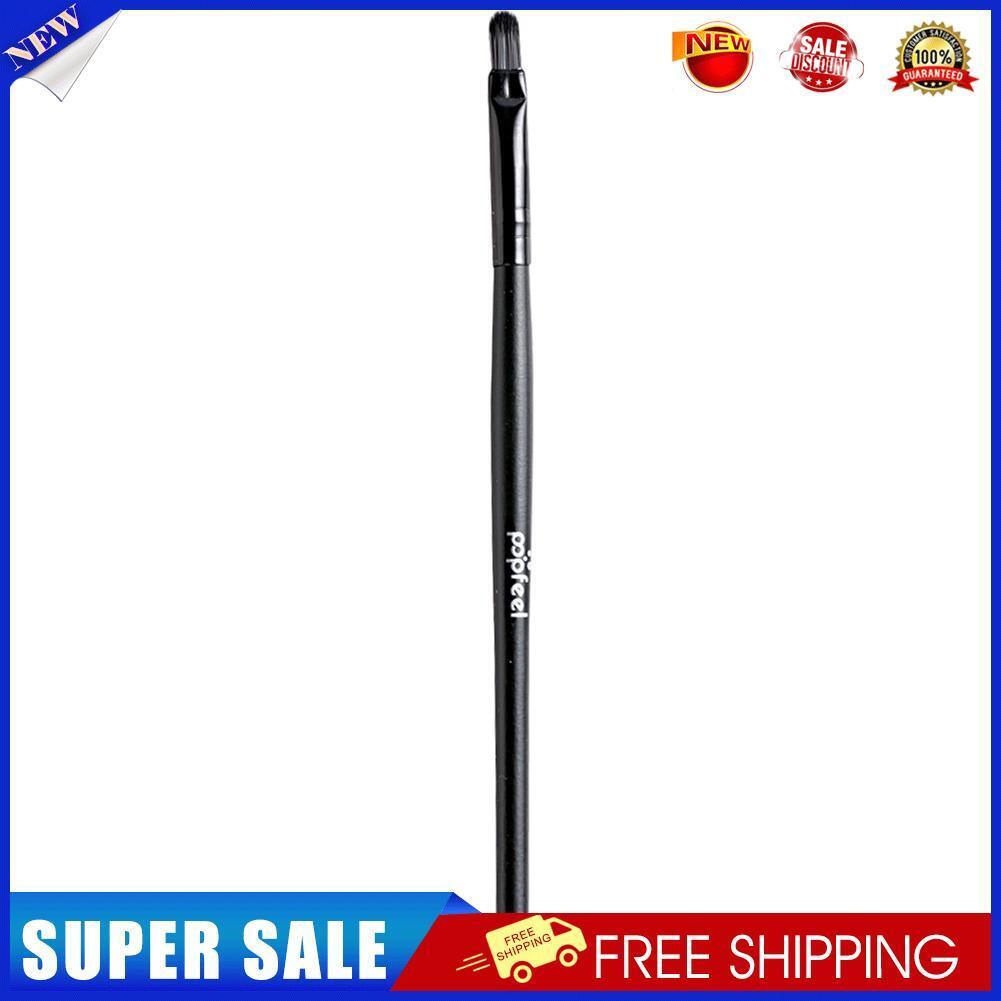 1pc Black Wooden Handle Cosmetic Brush Durable Makeup Brush Beauty Kit (Lip
