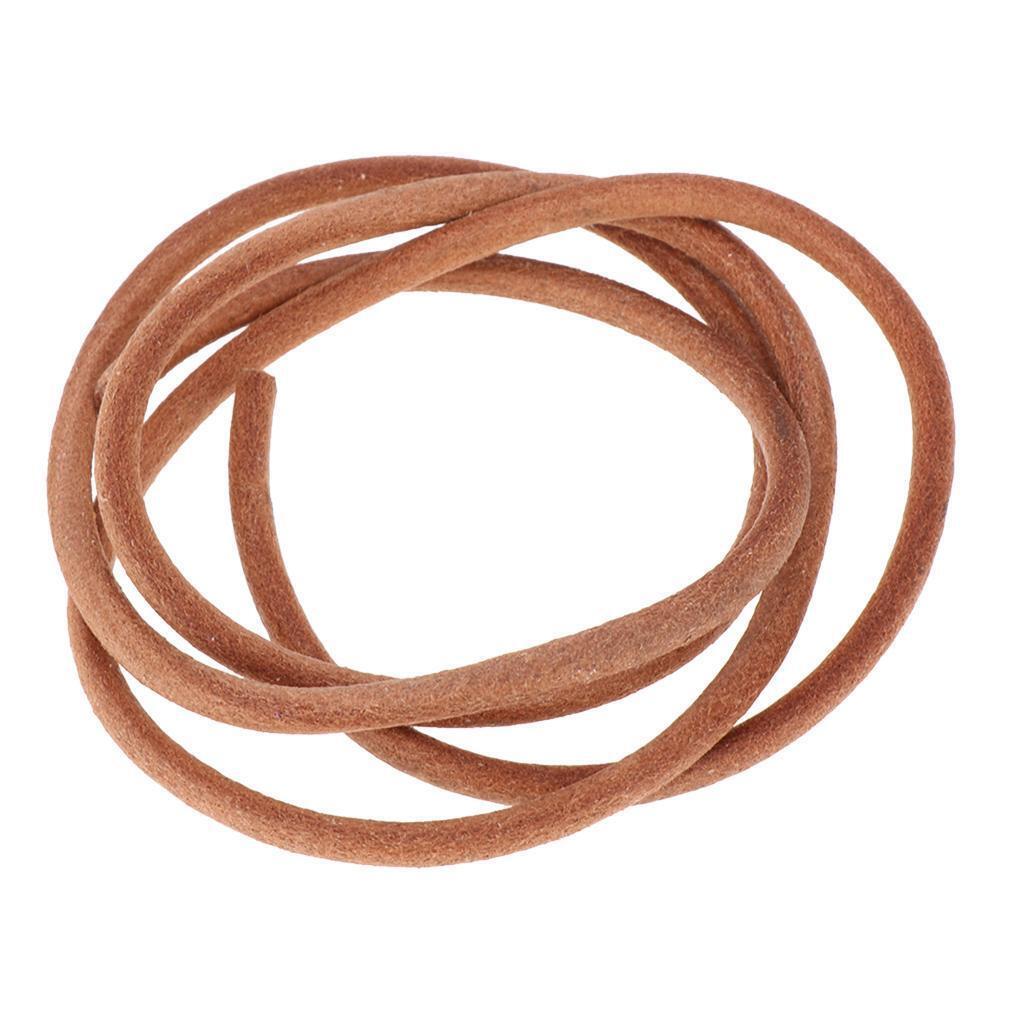 1m Round Leather Rope String Jewelry Findings Necklace Bracelets Thread 5mm